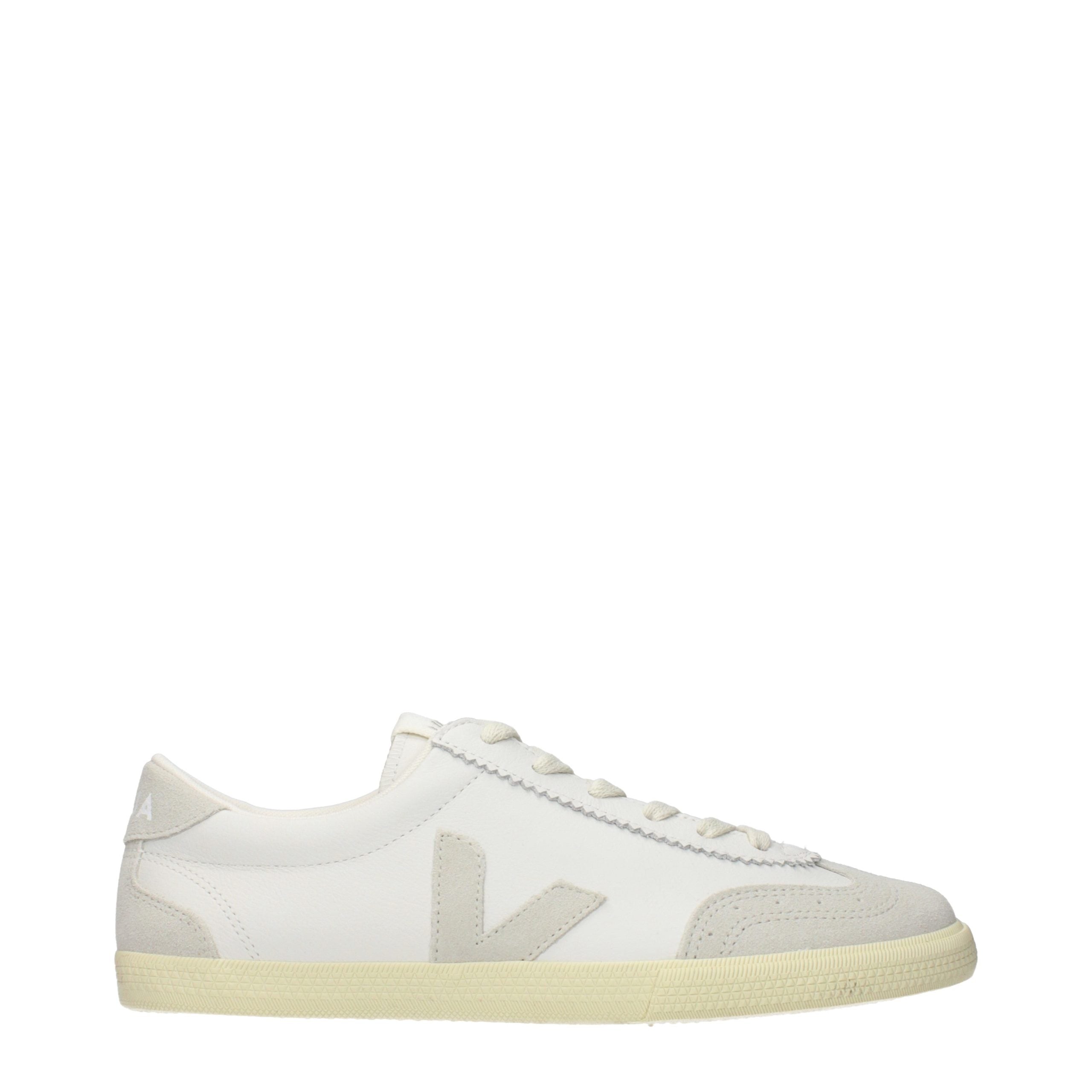 Blue Leather Low Top Sneakers