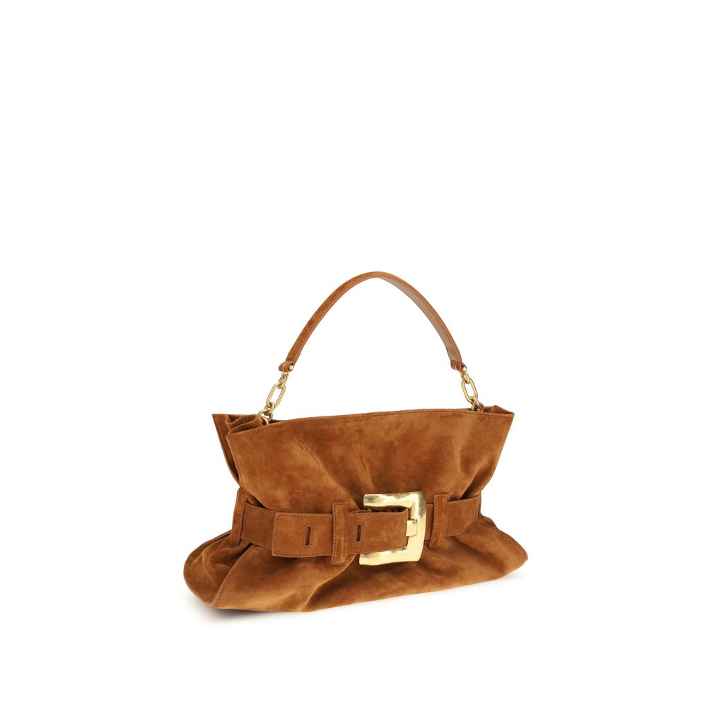 Brown Calf Leather Bos Taurus Handbag