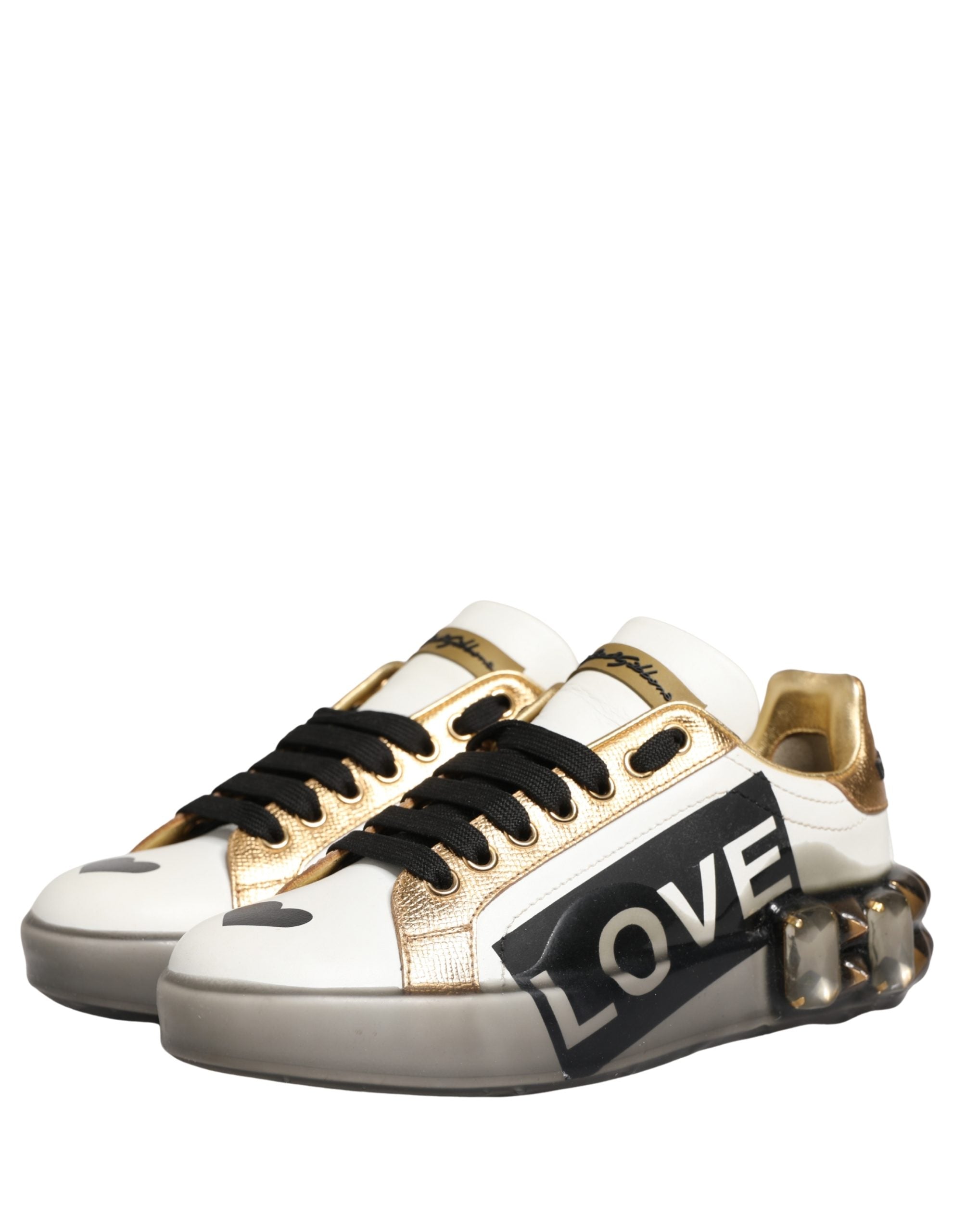 Multicolor Crystal StuddedLOVE tenisky