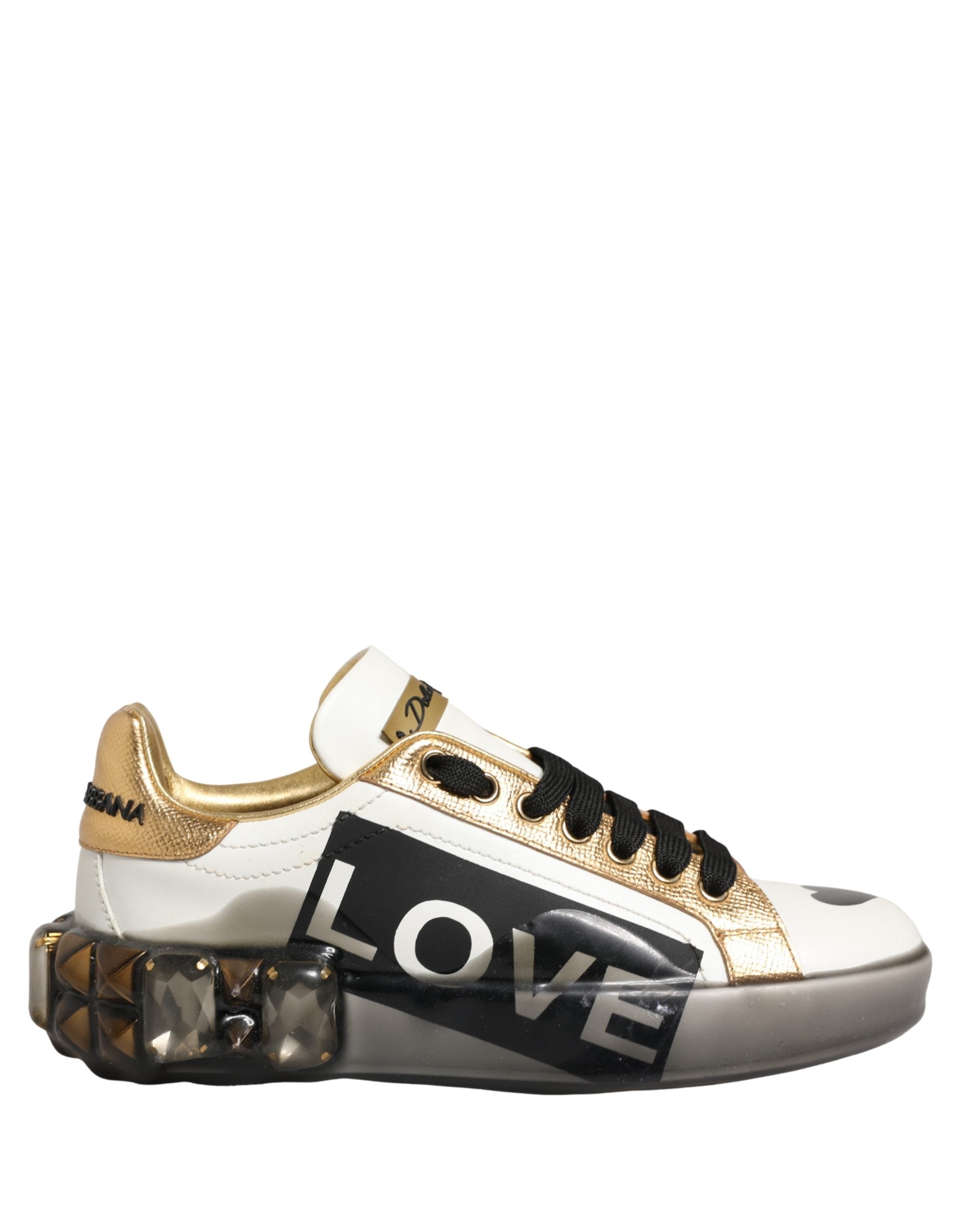 Multicolor Crystal StuddedLOVE tenisky