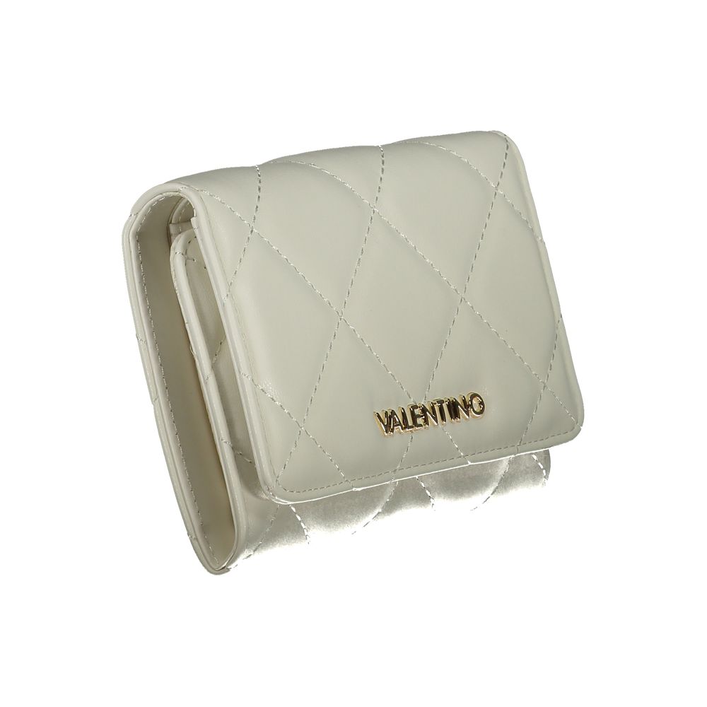 White Polyurethane Women's Wallet