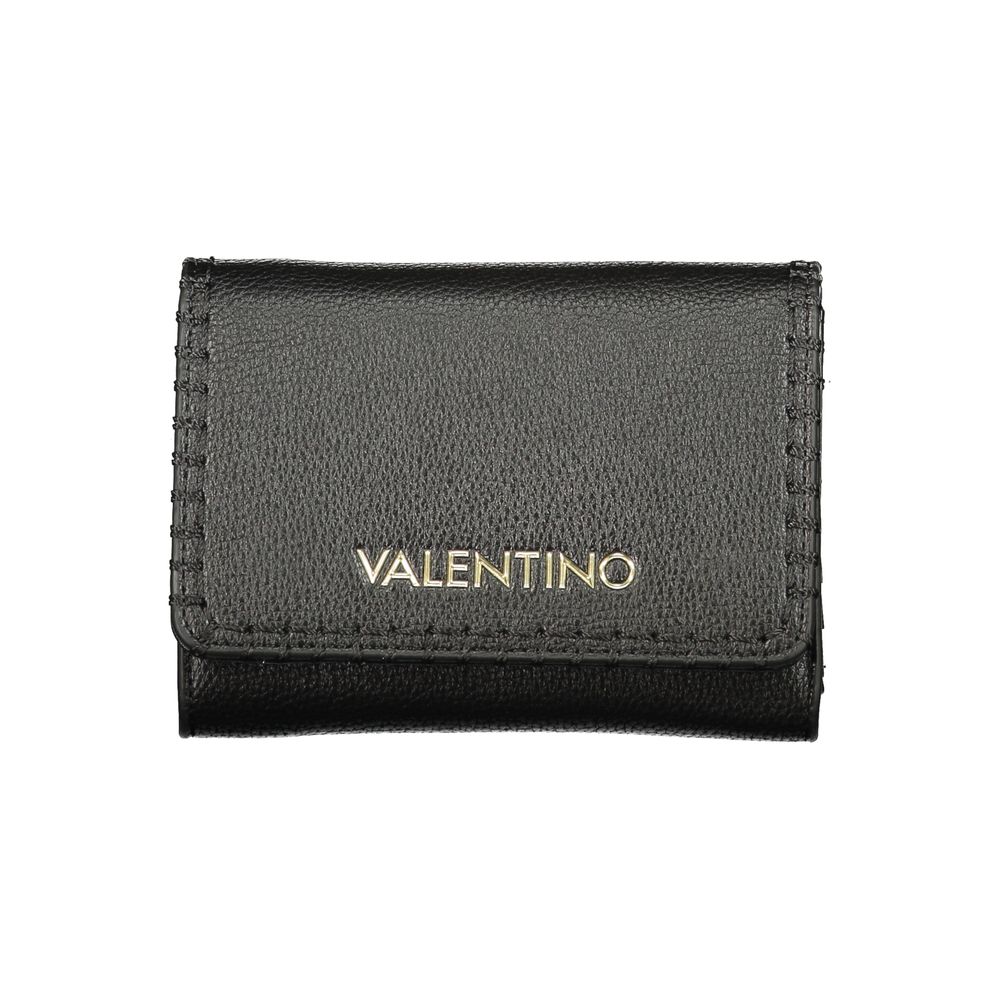 Black Polyurethane Women's Wallet