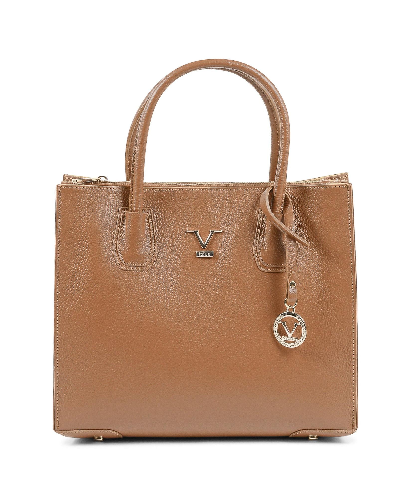 Brown Leather Tote Bag
