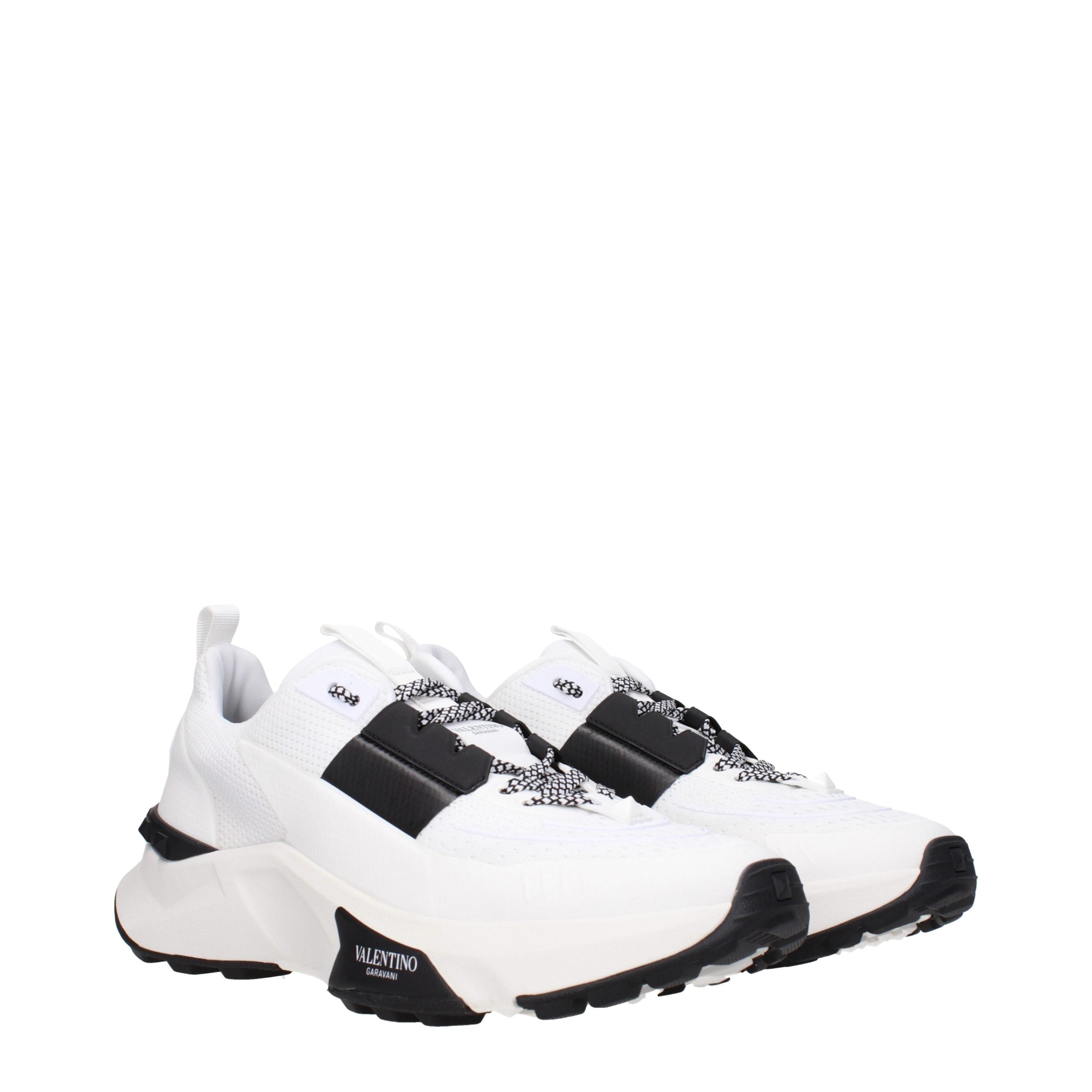 Blue Fabric Athletic Sneakers