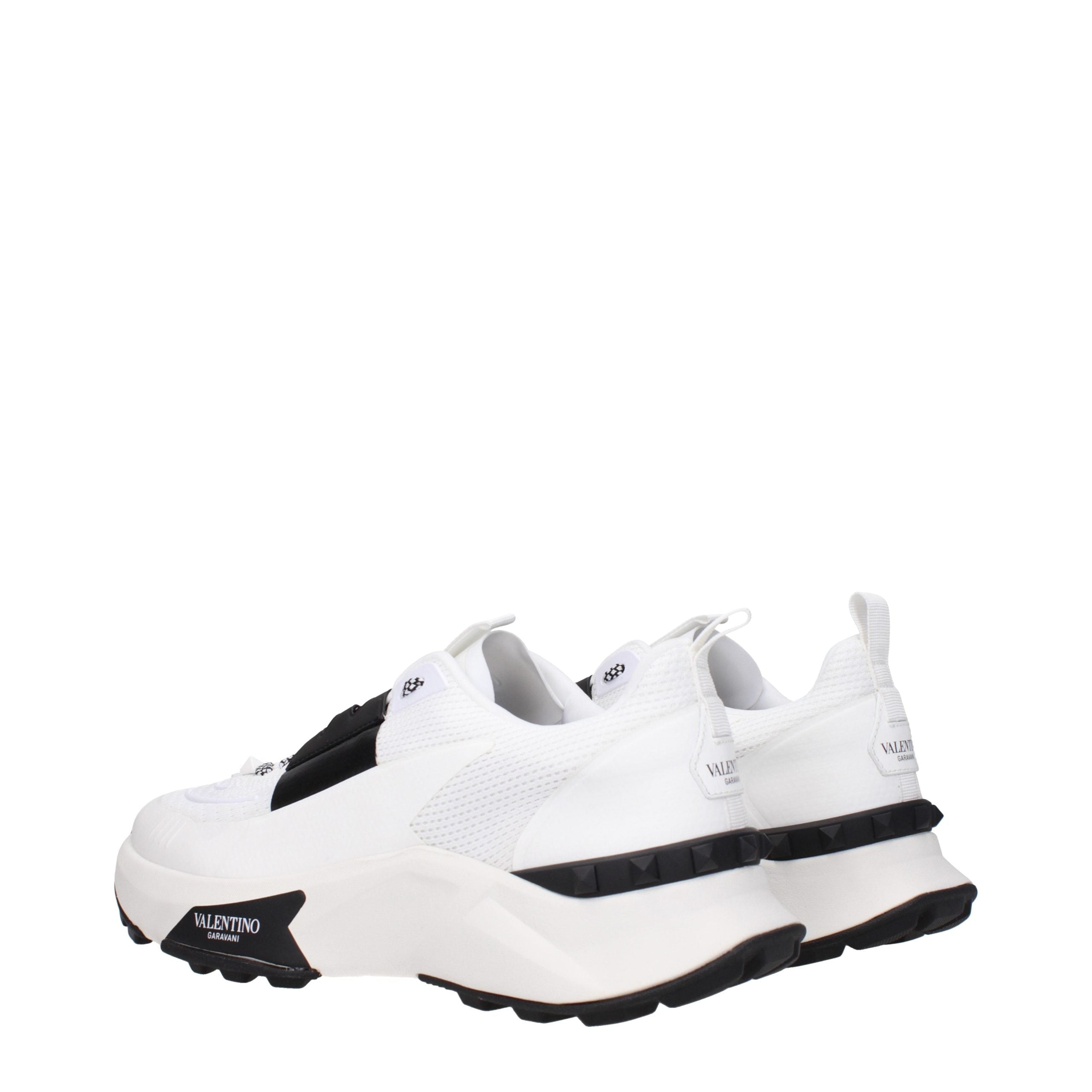 Blue Fabric Athletic Sneakers