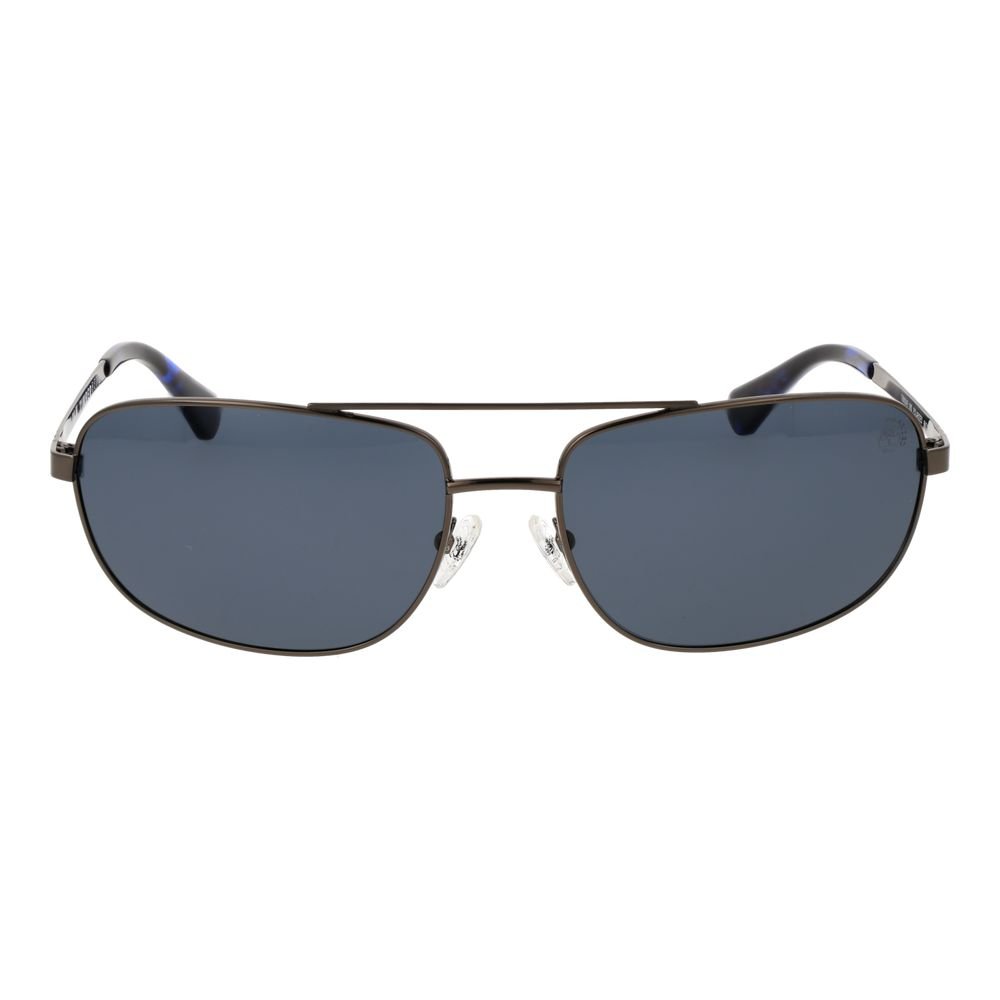 Gray Metal Sunglasses - styloora.cz