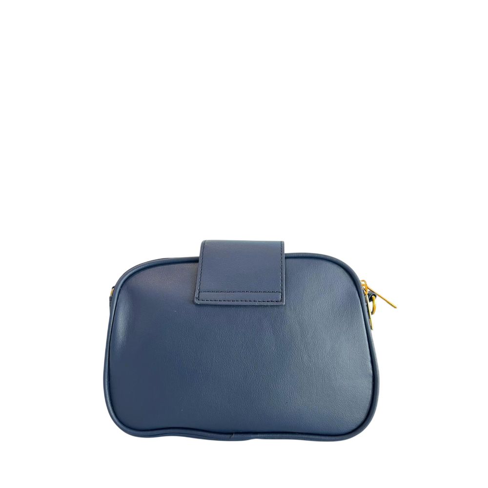 Dámská crossbody kabelka z modré PU kůže
