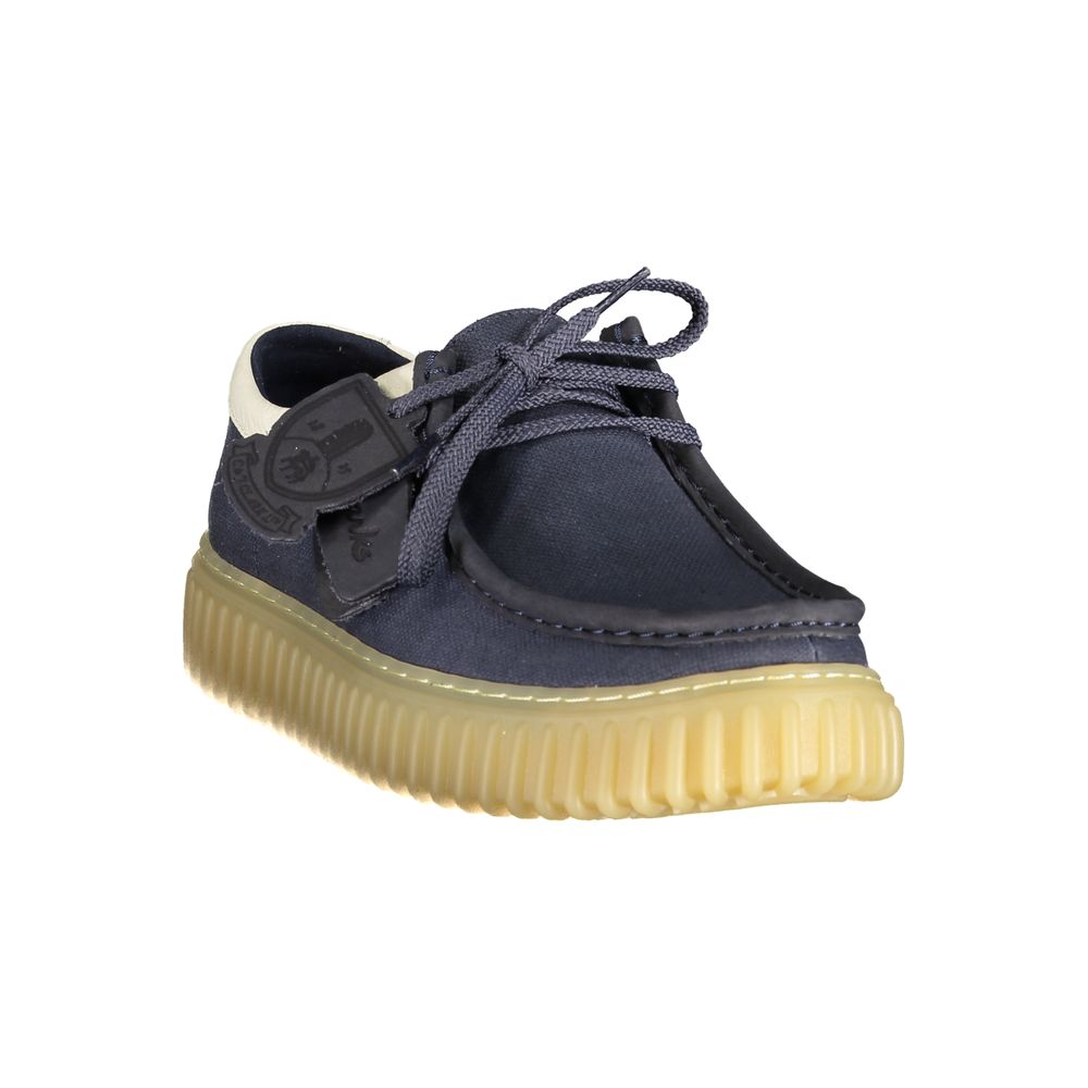 Blue Fabric Men's Shoe - styloora.cz