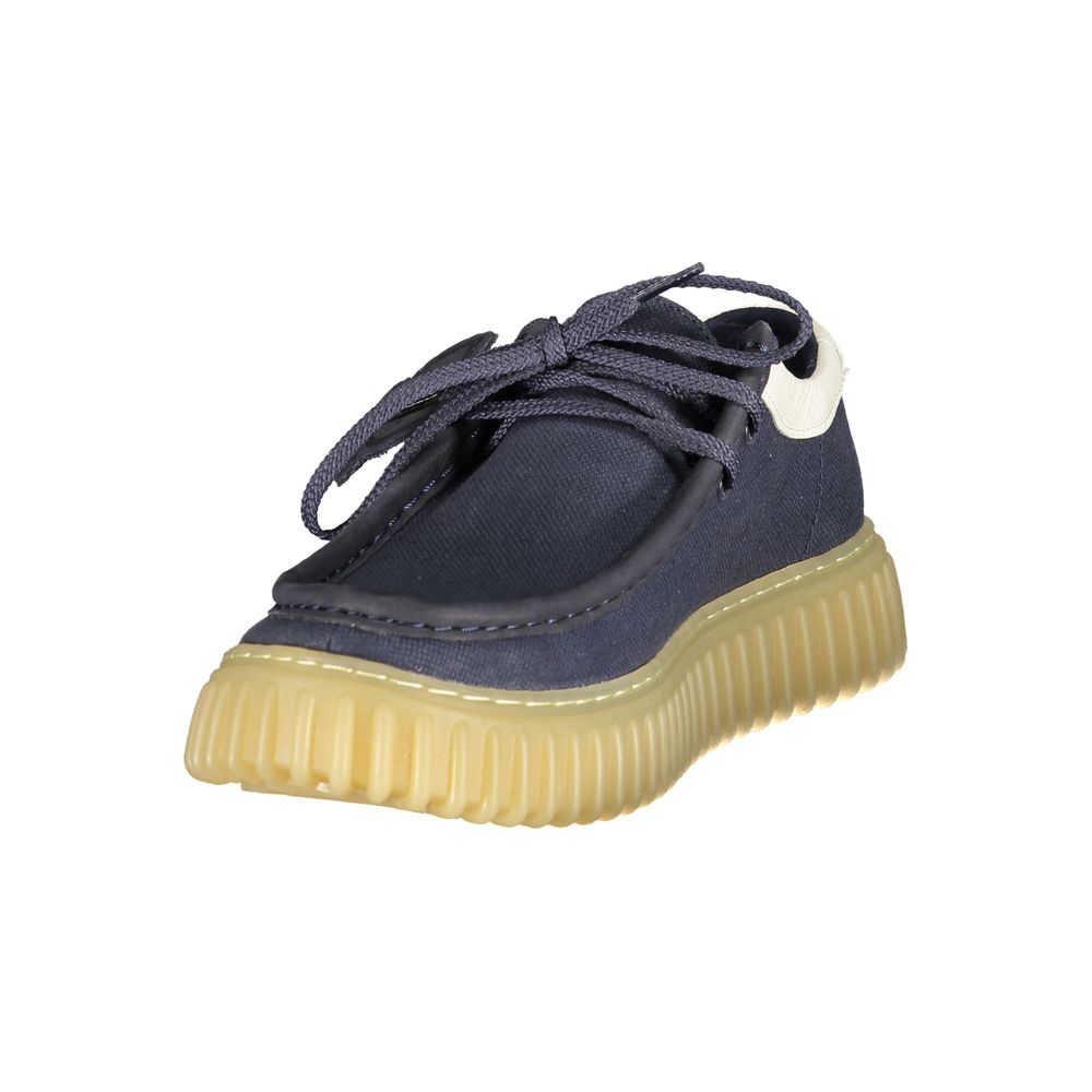 Blue Fabric Men's Shoe - styloora.cz