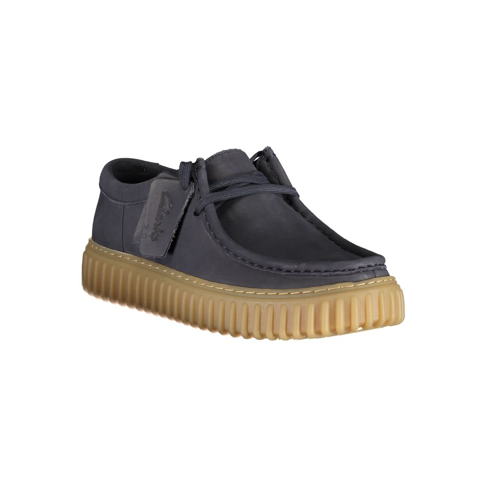 Blue Leather Men's Classic Shoe - styloora.cz