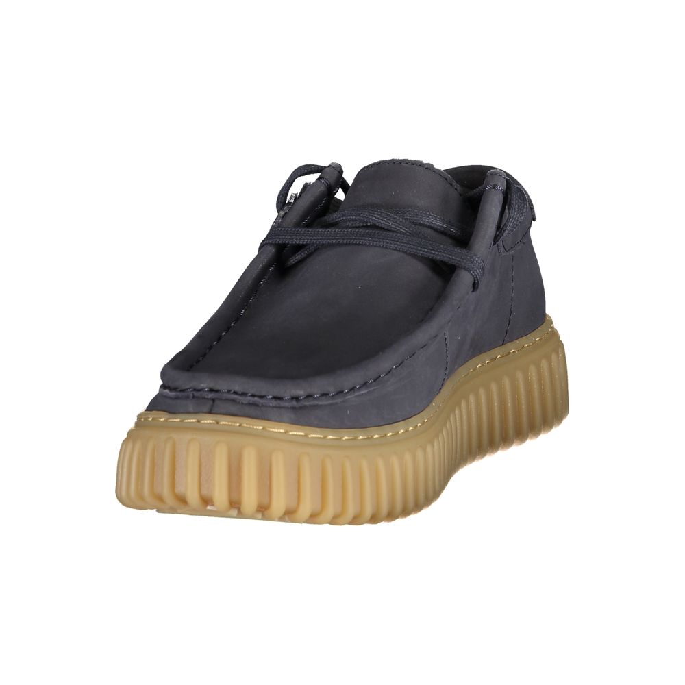Blue Leather Men's Classic Shoe - styloora.cz