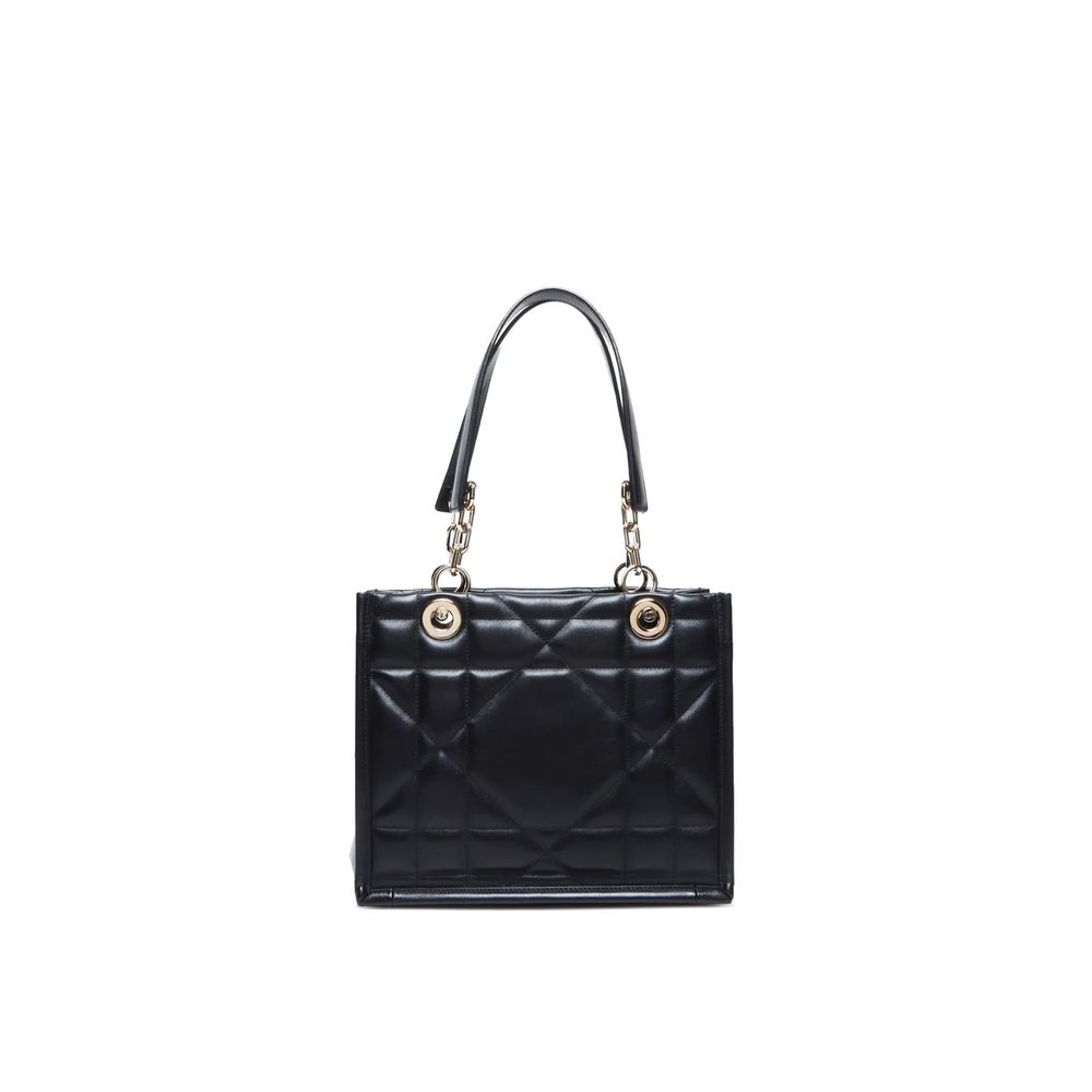 Black Leather Handbag - styloora.cz