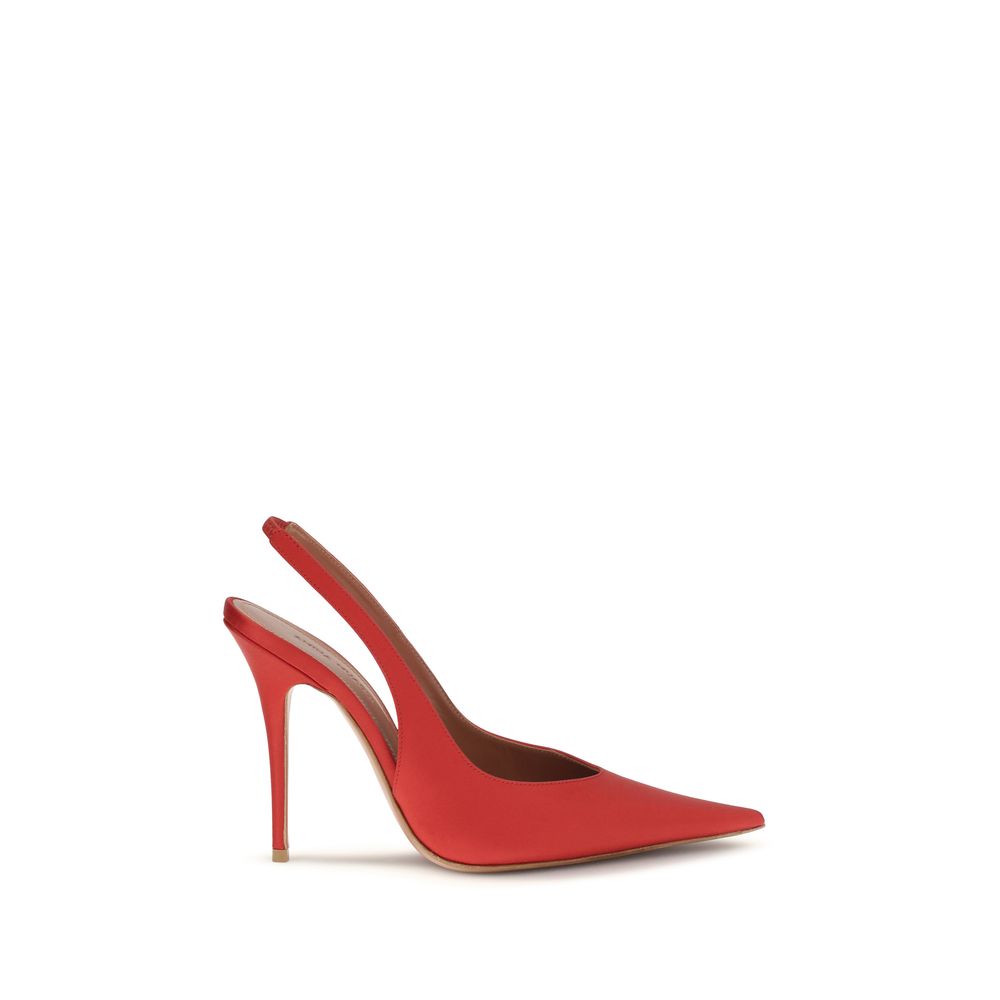 Multicolor Silk Pumps
