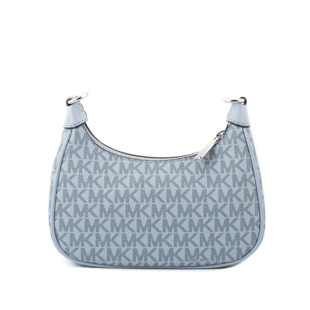 Blue Canvas Shoulder Bag