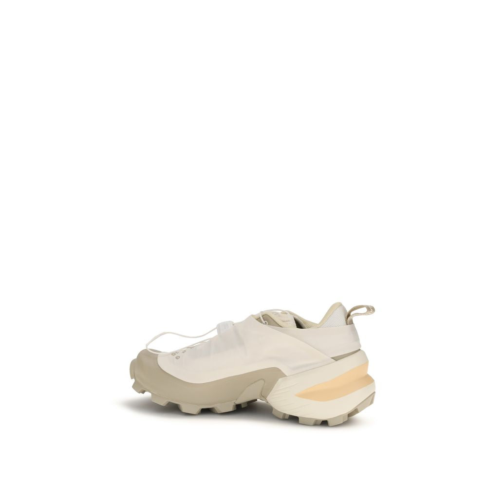 White Polyamide Athletic Sneakers