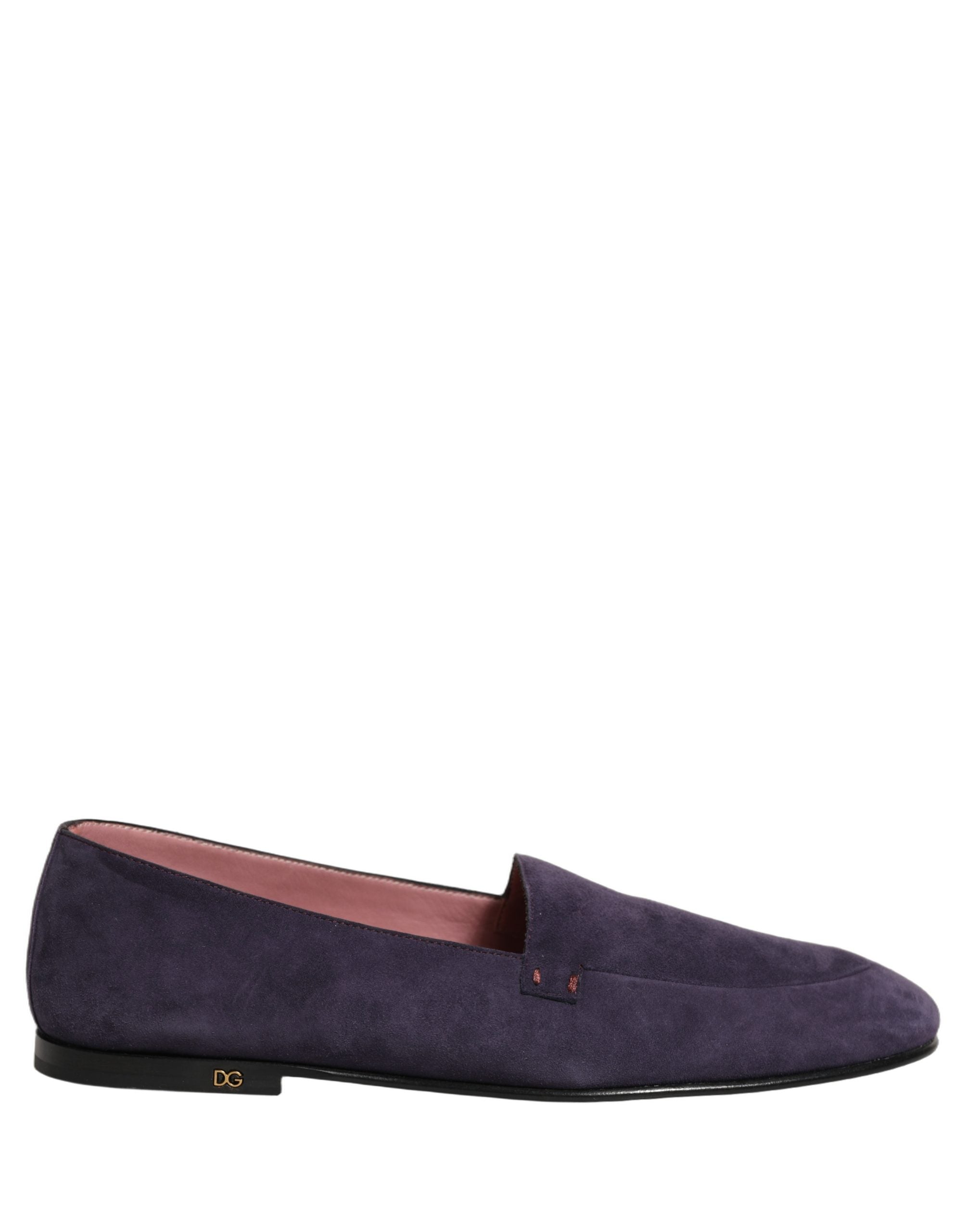 Violet Velvet Slip On Men Flats Loafers Shoes
