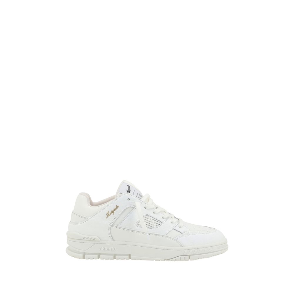 White Calf Leather Bos Taurus Low Top Sneakers