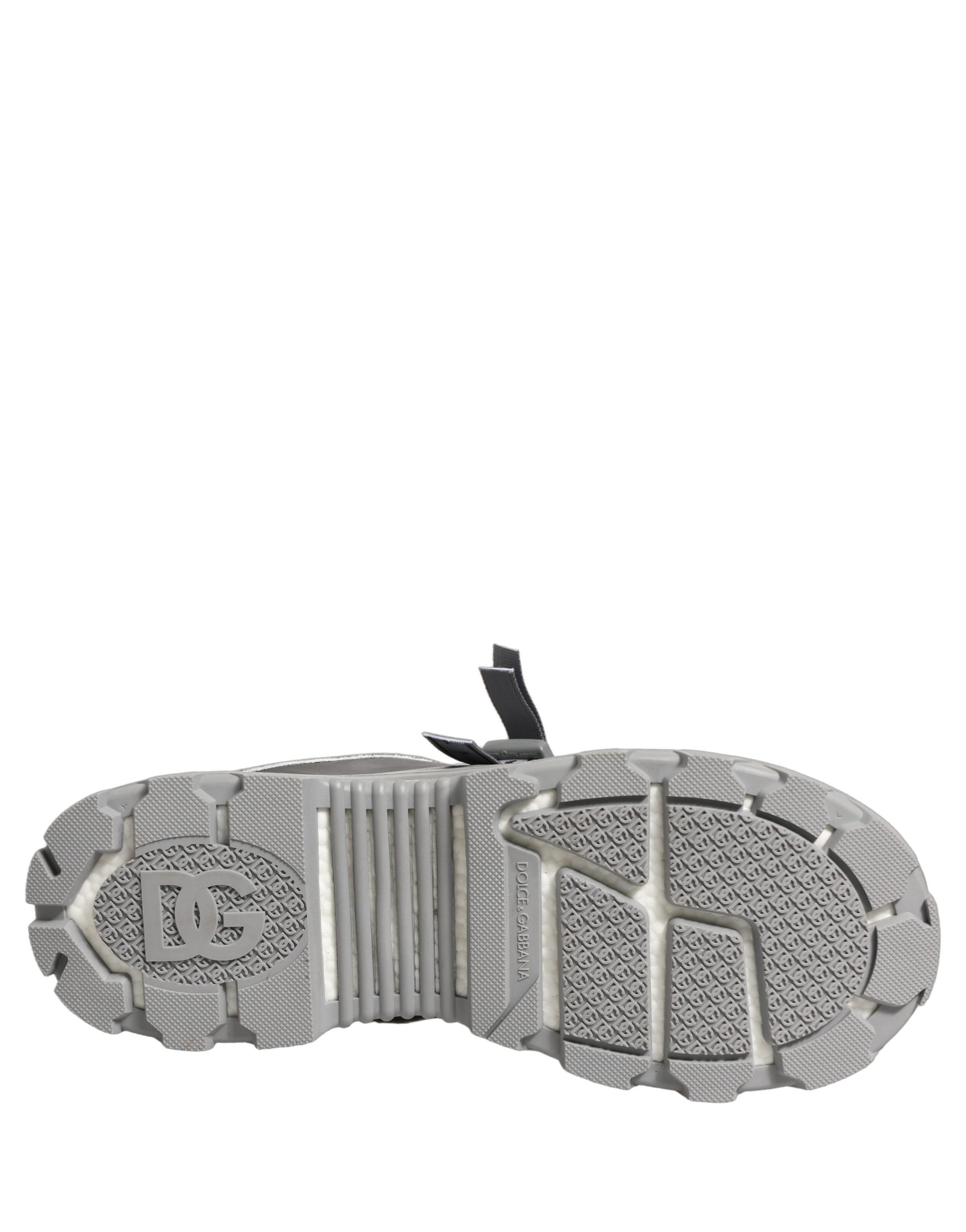 Gray Airmaster Panelled Low Top Men Sneakers Shoes