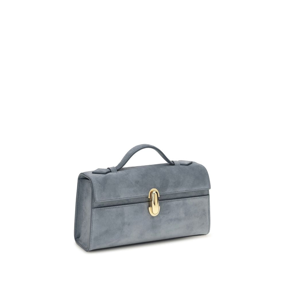 Blue Calf Leather Bos Taurus Handbag