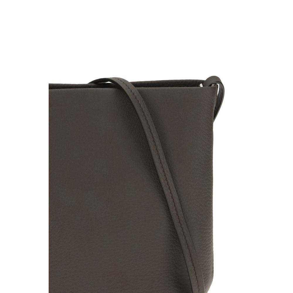 Brown Calf Leather Bos Taurus Shoulder Bag - styloora.cz
