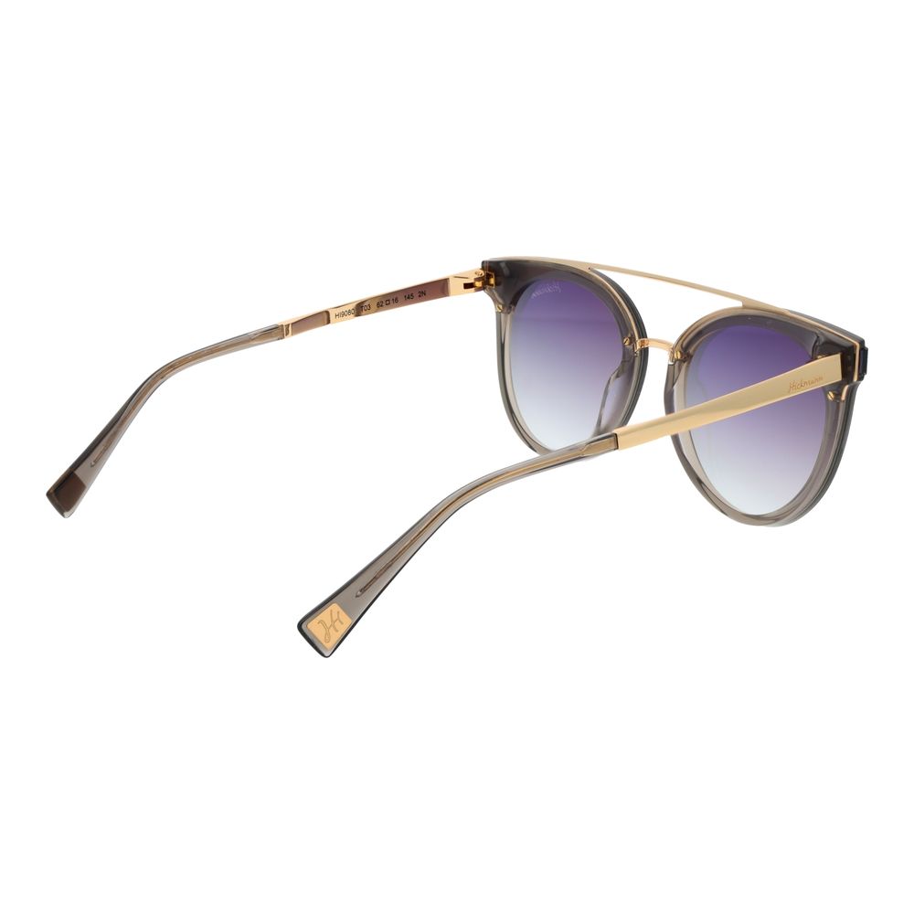 Brown Metal Sunglasses
