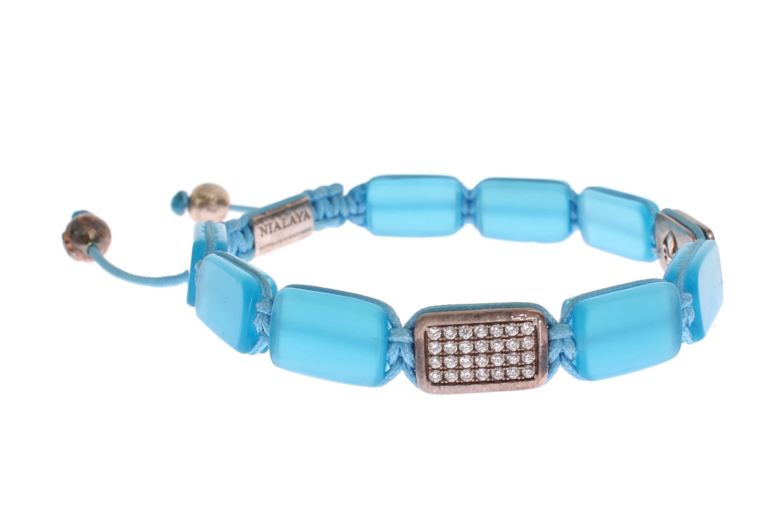 Stříbrný náramek CZ Opal 925