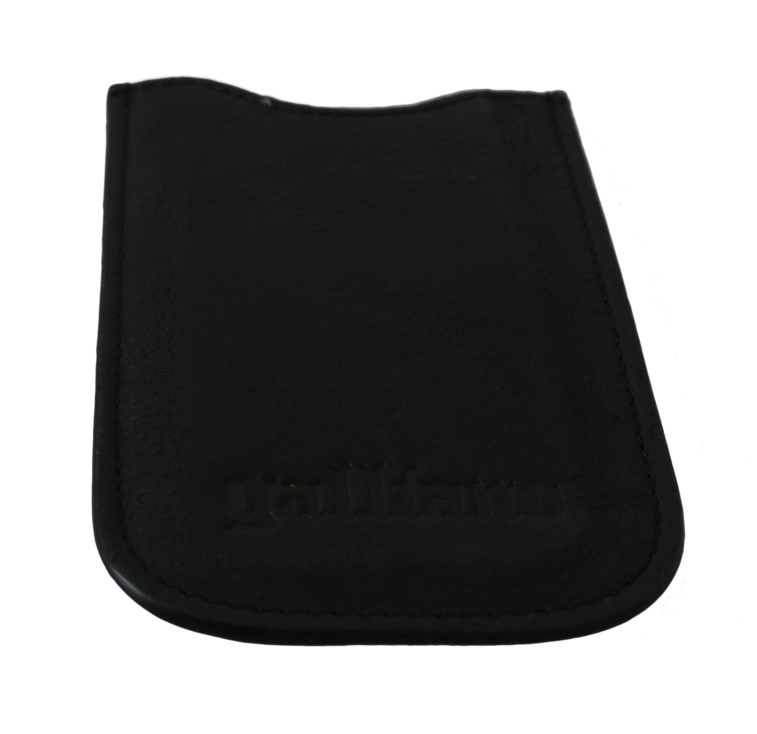 Černá kožená multifunkční pánská peněženka s pouzdrem na průkaz totožnosti