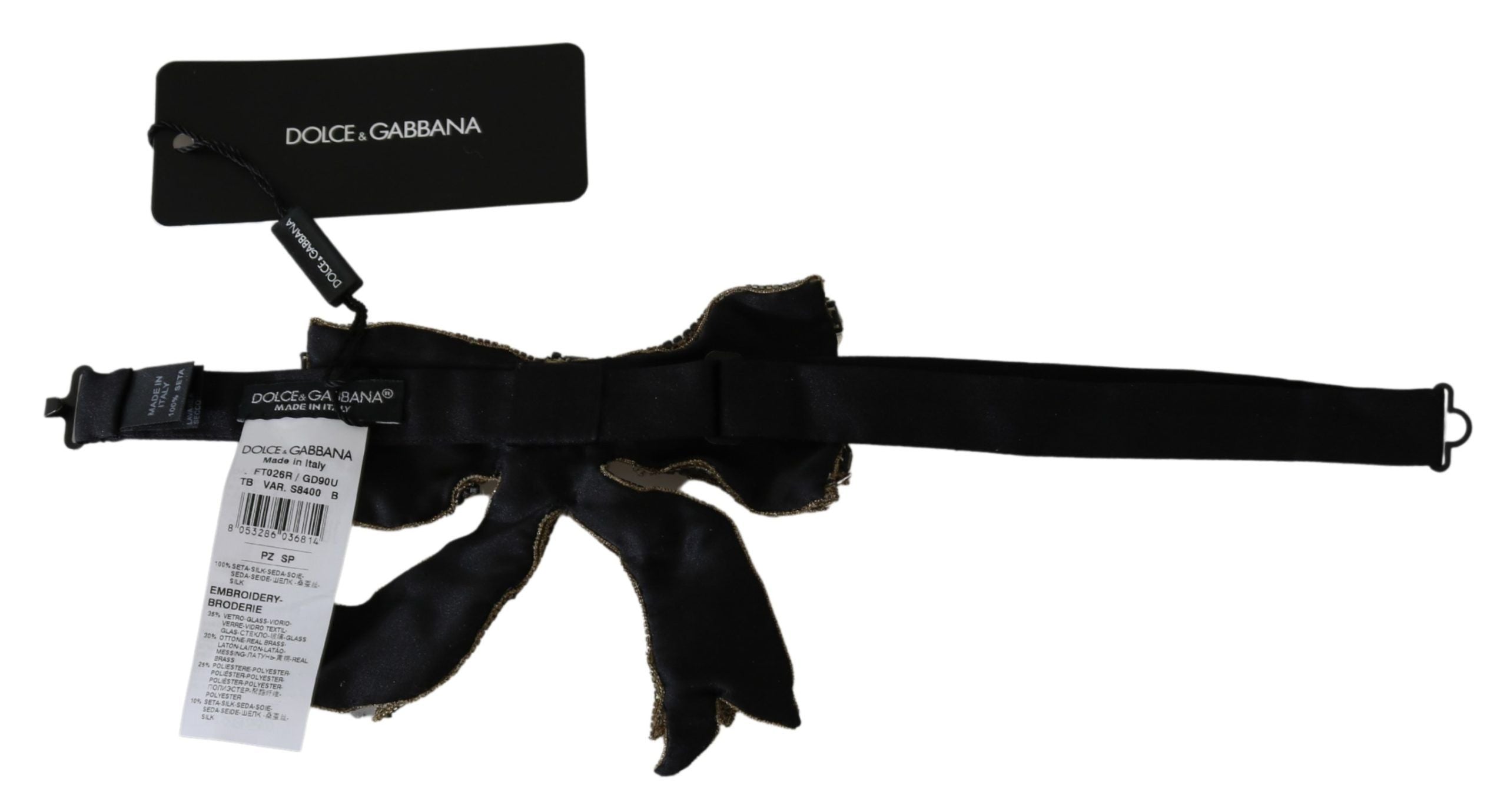 Náhrdelník Catwalk ze 100% hedvábí s krystaly a korálky