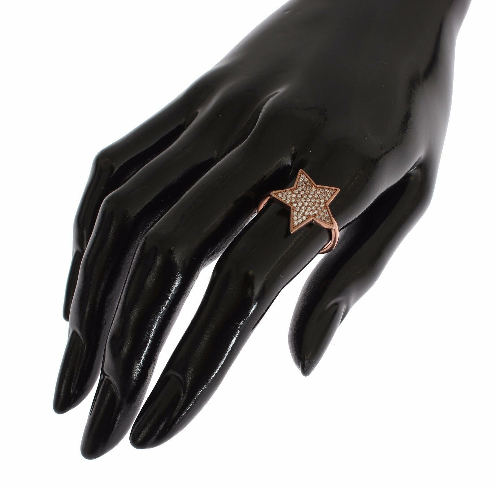 Dámský stříbrný prsten s čirým motivem CZ Star 925