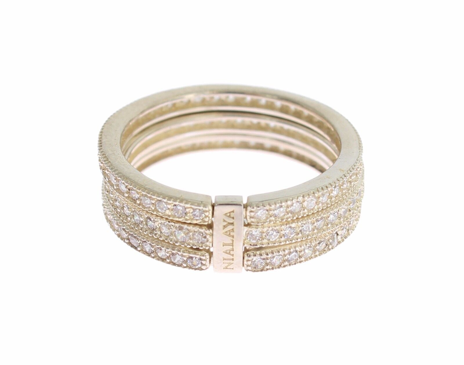 Dámský stříbrný prsten s průhlednou ryzostí CZ 925