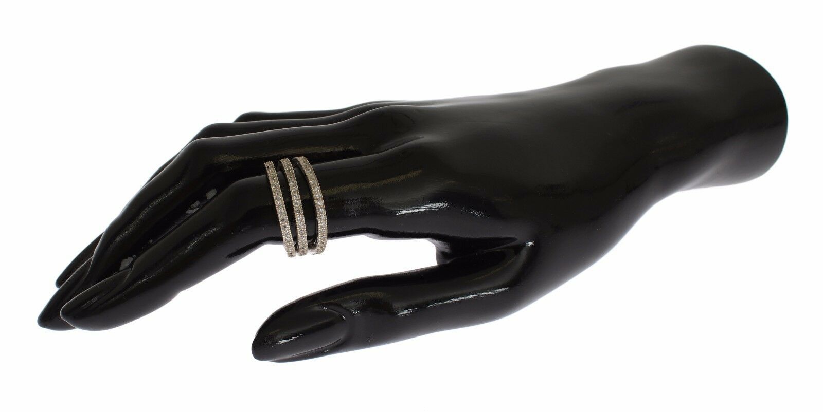 Dámský stříbrný prsten s průhlednou ryzostí CZ 925