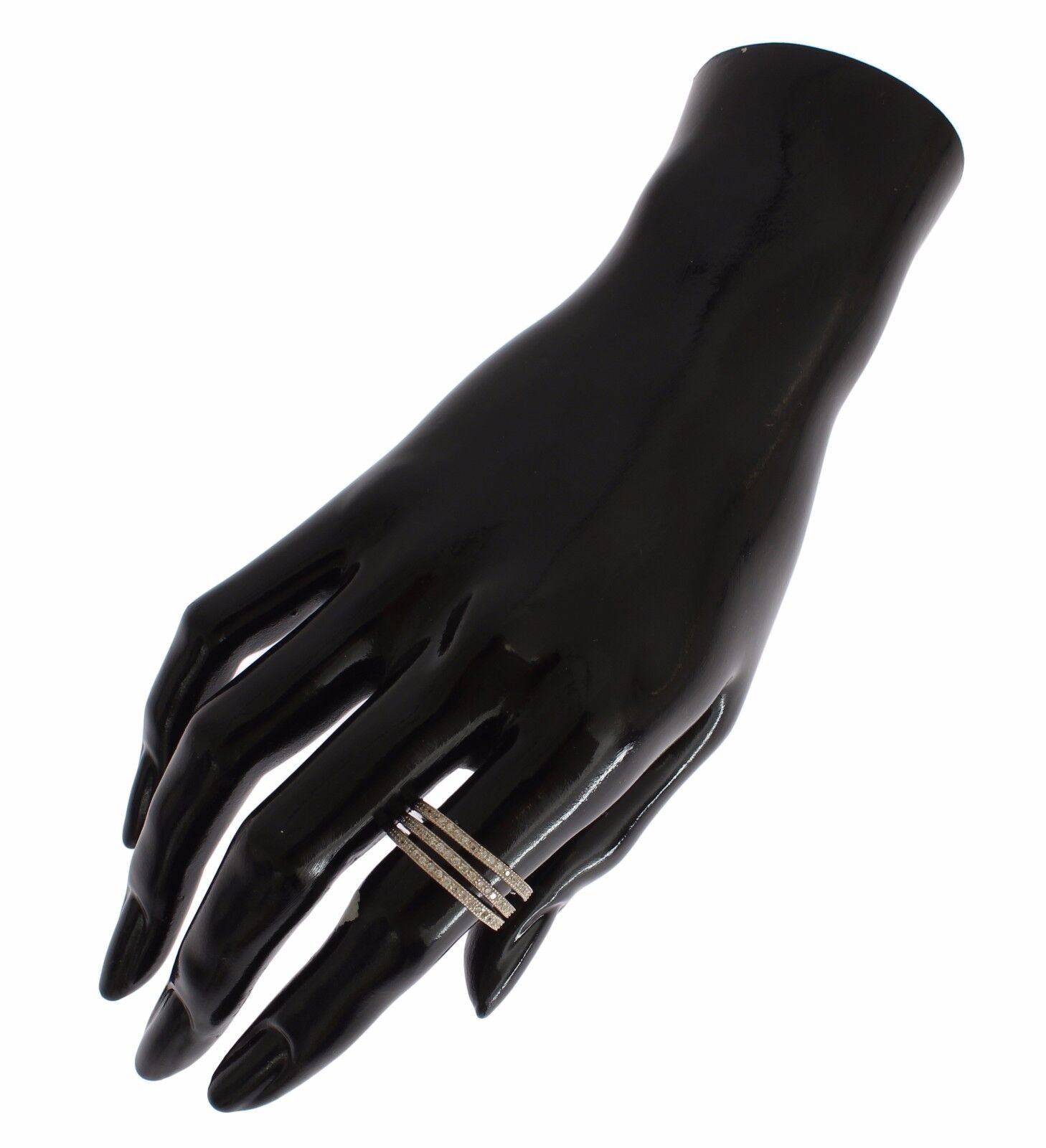 Dámský stříbrný prsten s průhlednou ryzostí CZ 925