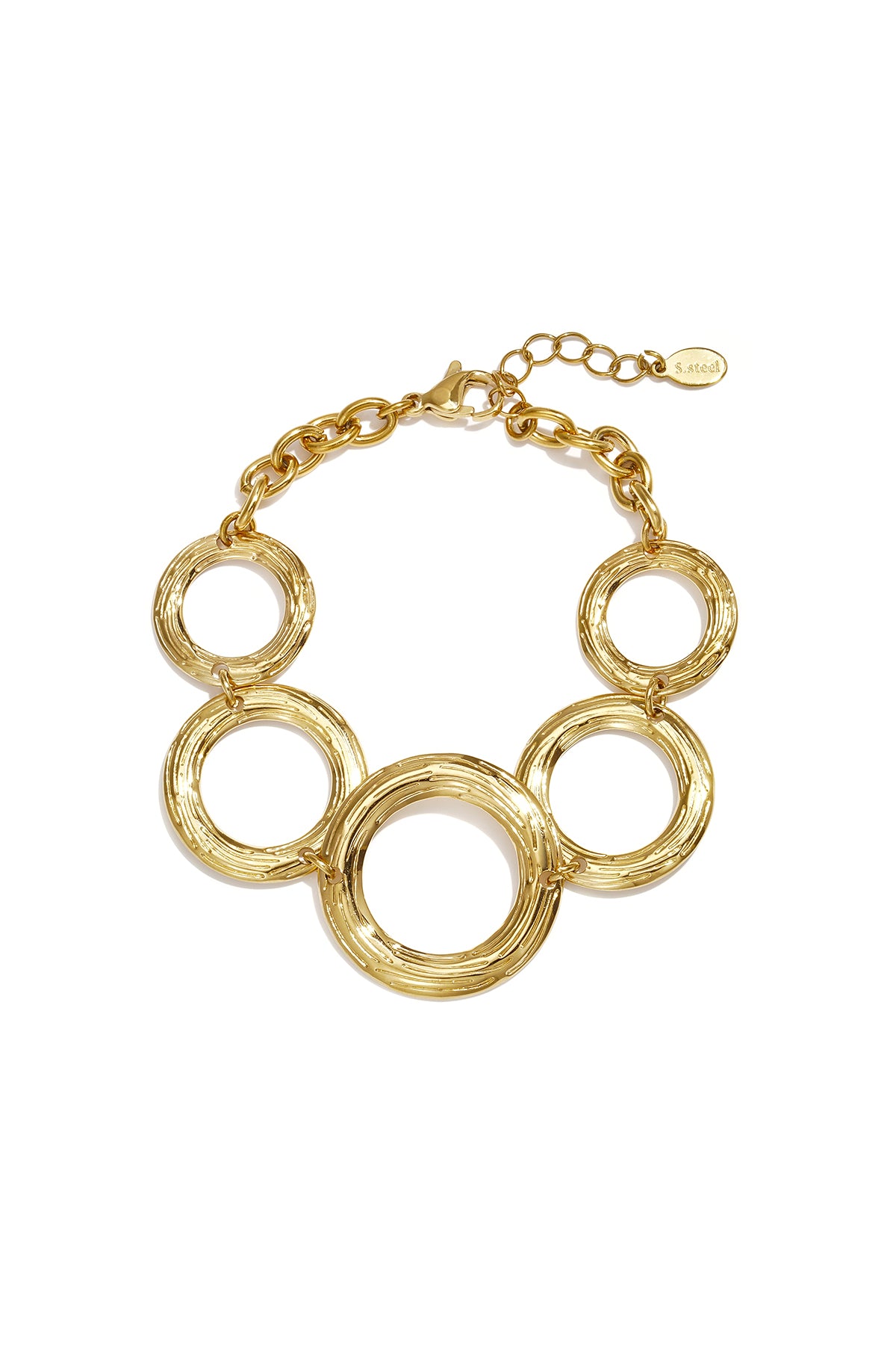Stainless Steel Chain Bracelets Circle Daily Simple Series Women's jewelry