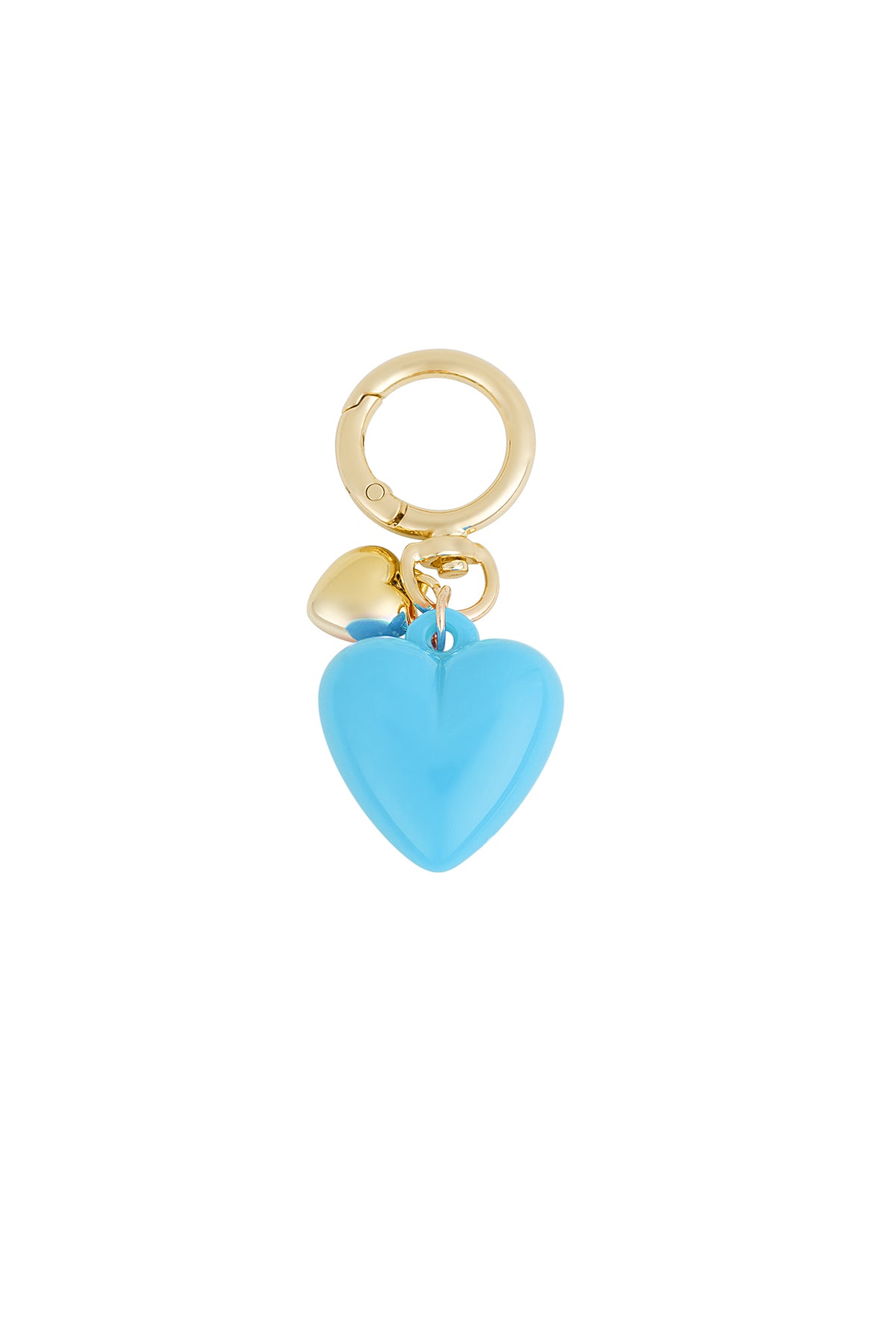Double heart pendant