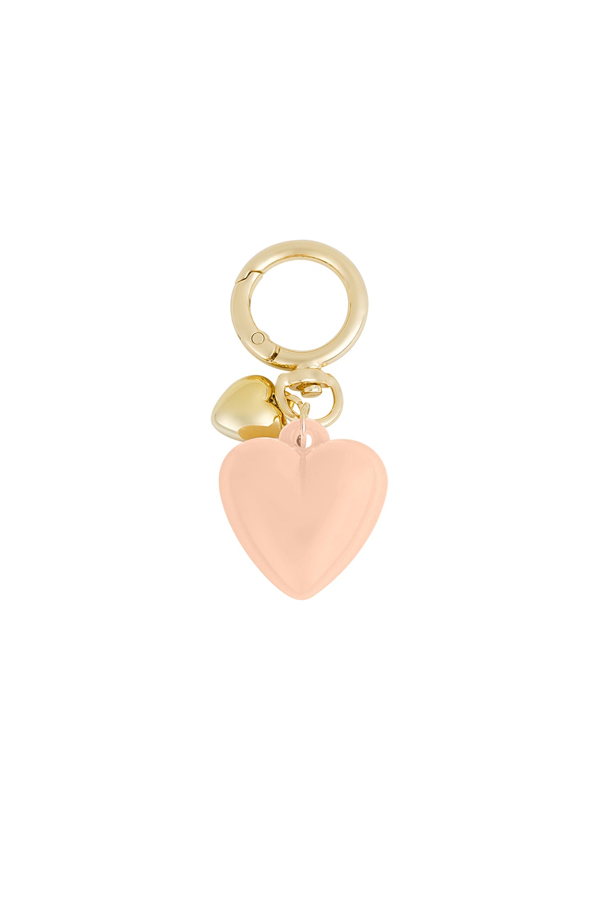 Double heart pendant