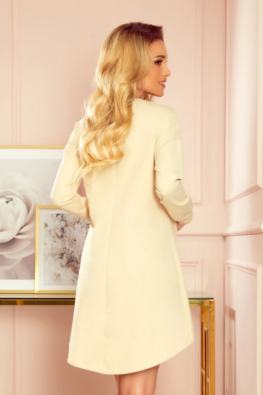 AMELIA Kangaroo hoodie – Beige