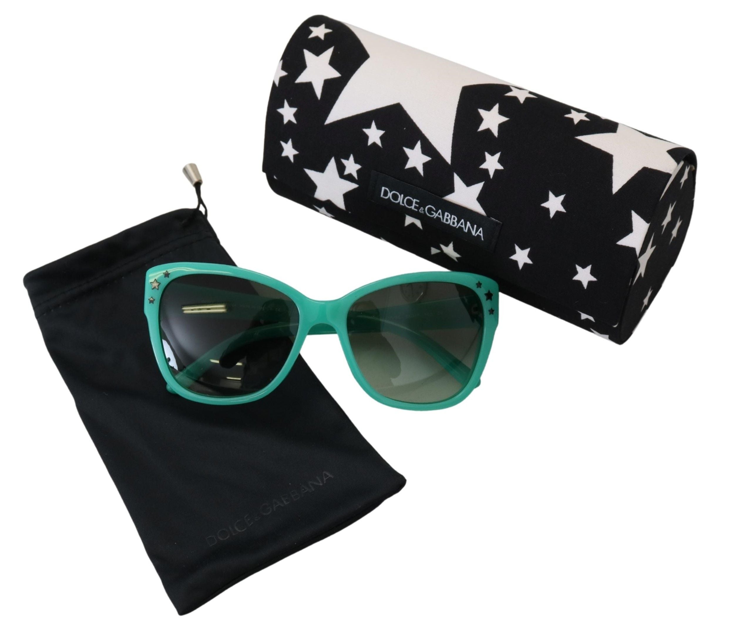Sluneční brýle Green Stars Acetate Square Shades DG4124