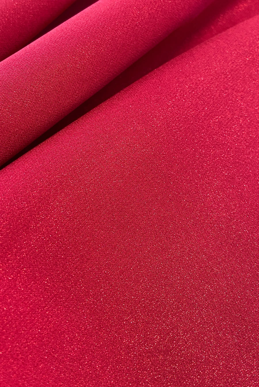 Elegant dress with a longer back – Red With Glitter