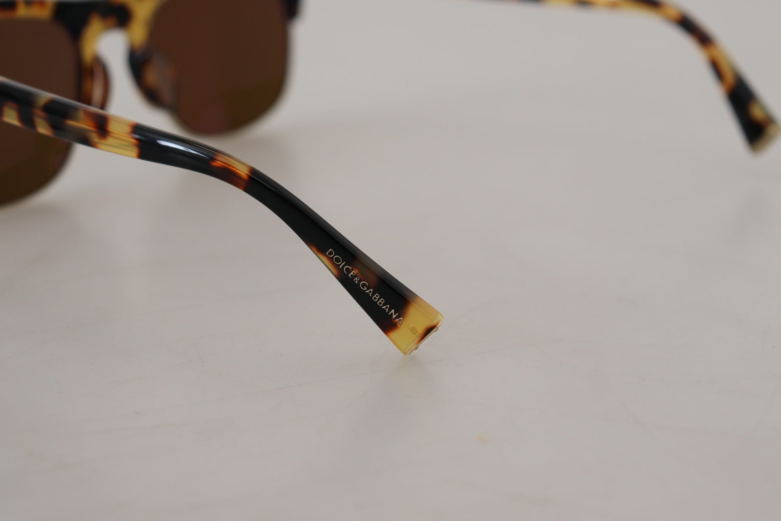 Sluneční brýle Havana DG430A z hnědého zlata acetátu