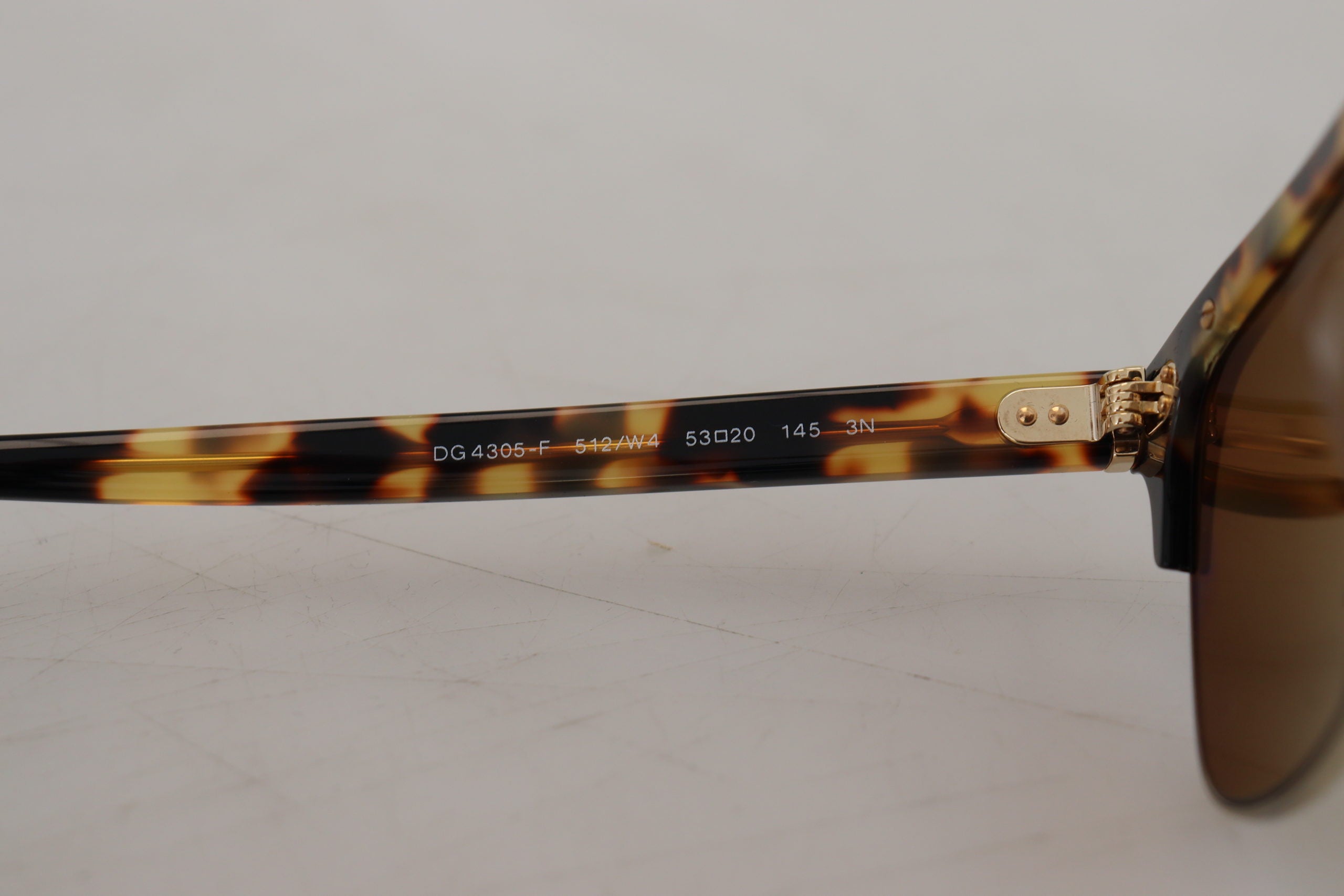 Sluneční brýle Havana DG430A z hnědého zlata acetátu