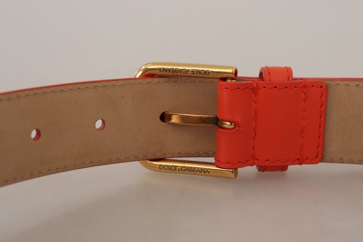 Orange Leather Devotion Heart Micro Bag Headphones Belt - styloora.cz