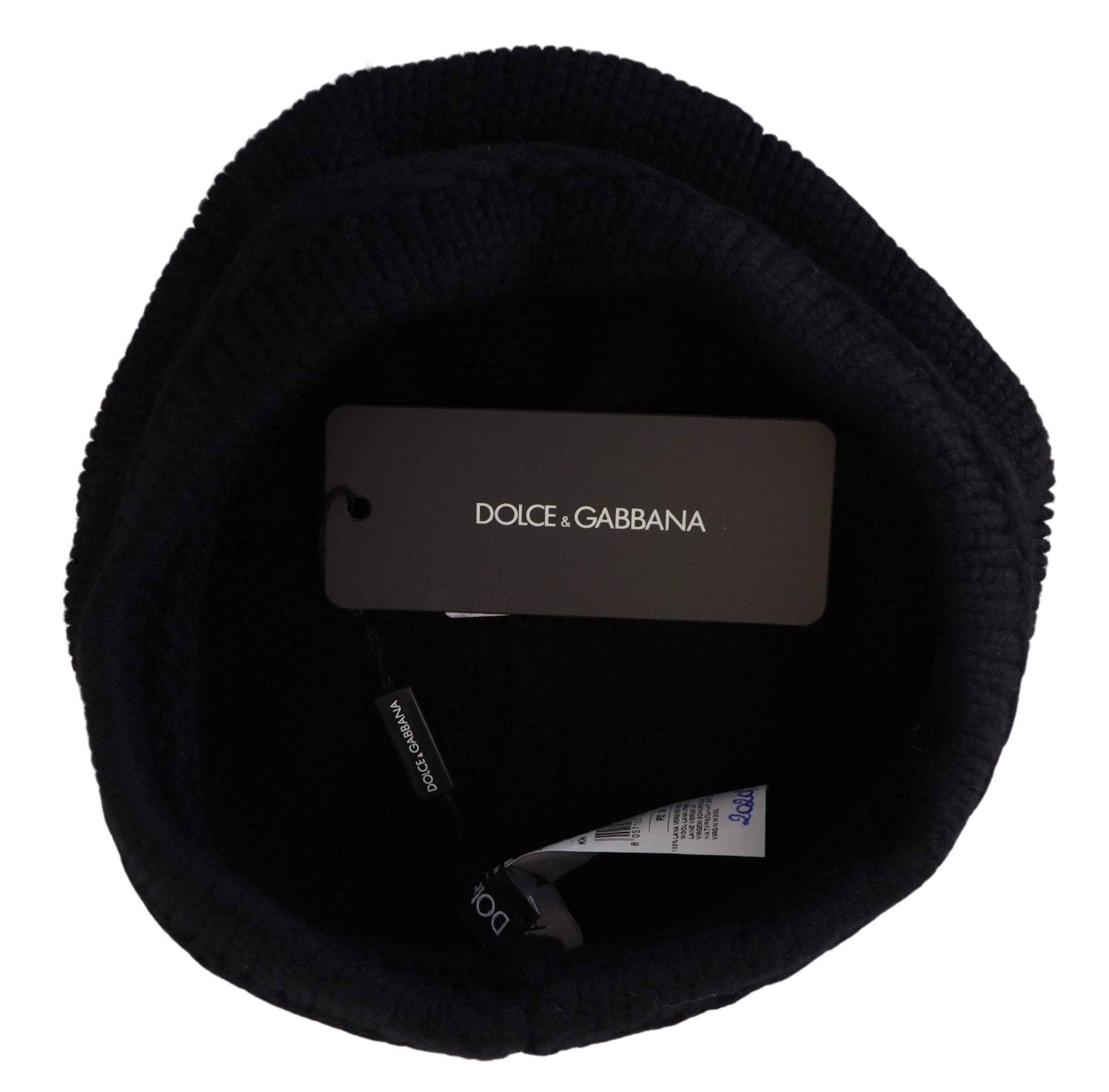 Černá panenská vlna pro ženy zimní čepice Beanie