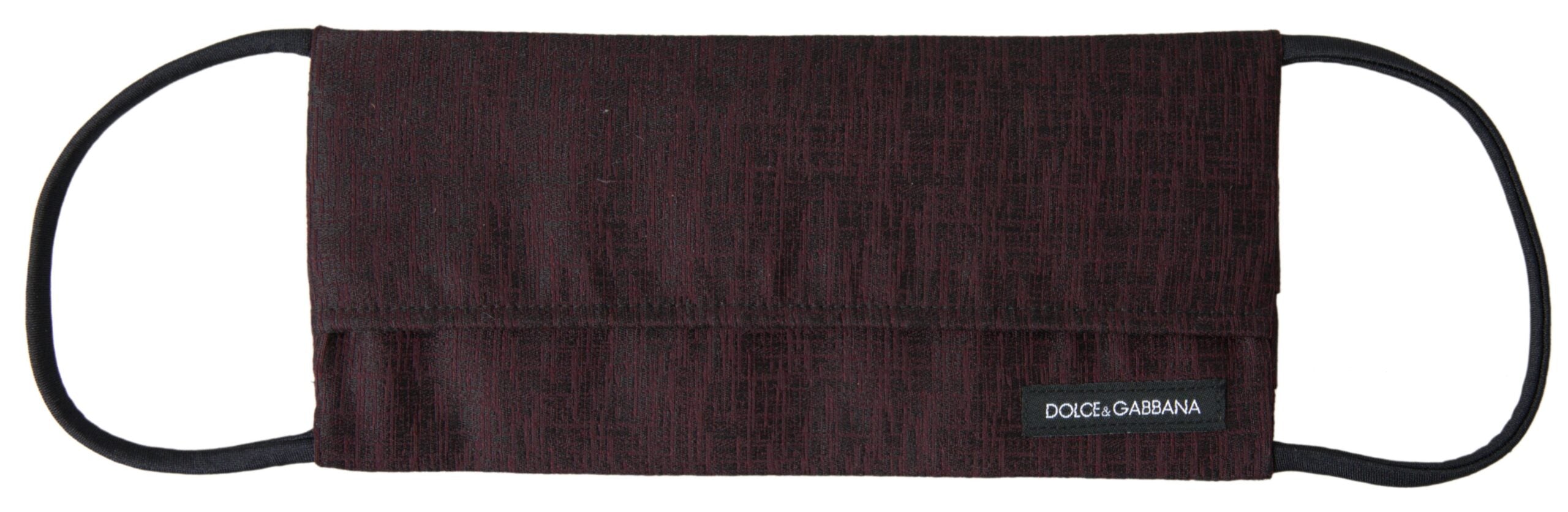 Kaštanová skládaná maska na obličej s elastickým páskem na uši