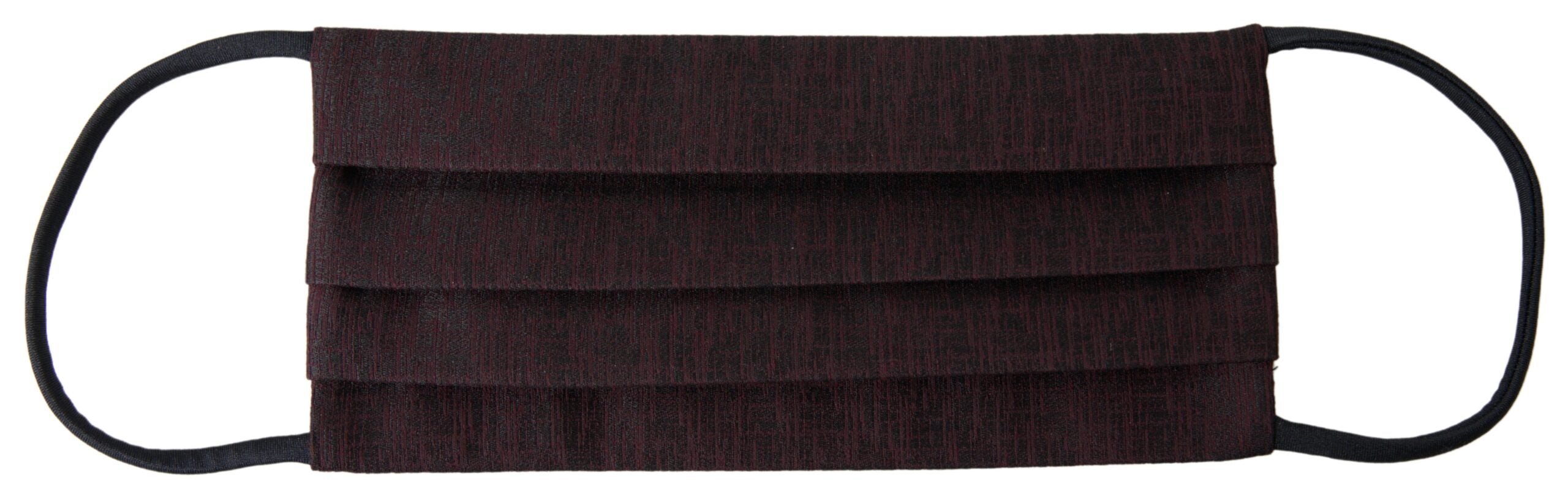 Kaštanová skládaná maska na obličej s elastickým páskem na uši