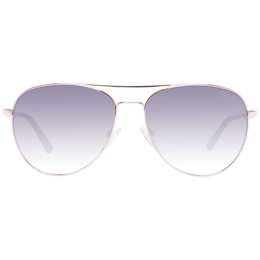 Rose Gold Metal Sunglasses
