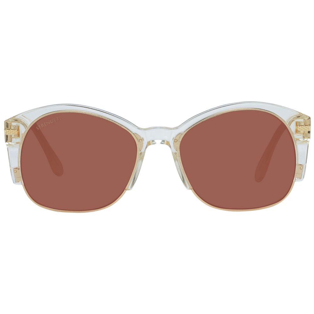 Gold Acetate & Metal Sunglasses