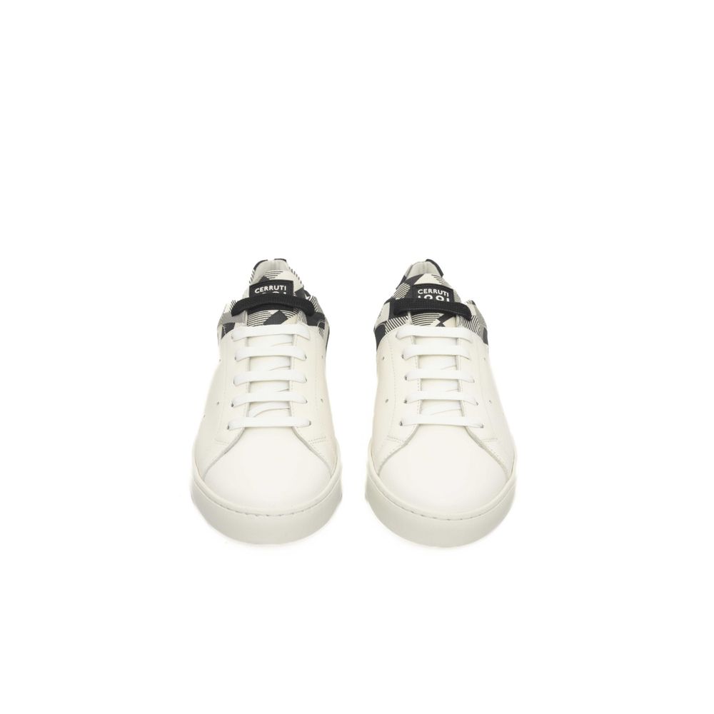 White Calfskin Men Sneaker
