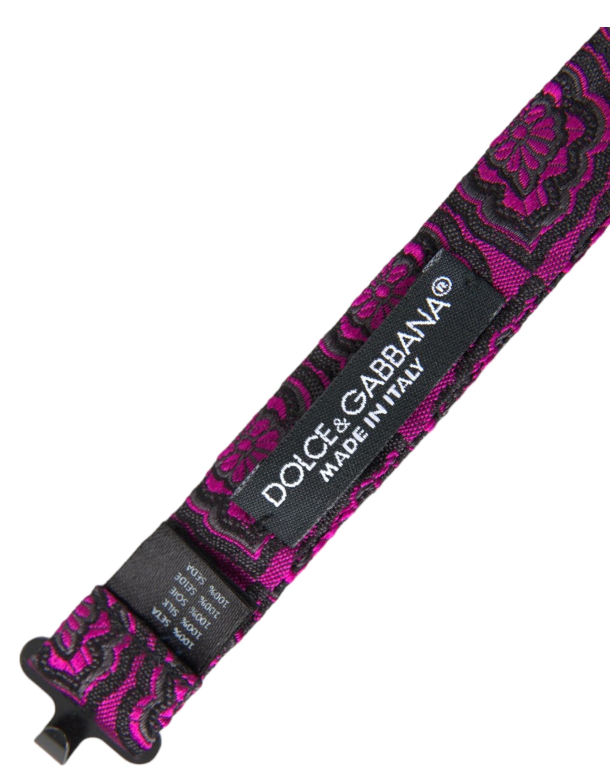 Pánský motýlek s fialovou stuhou a nastavitelným výstřihem