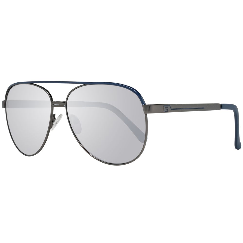 Gray Metal Sunglasses