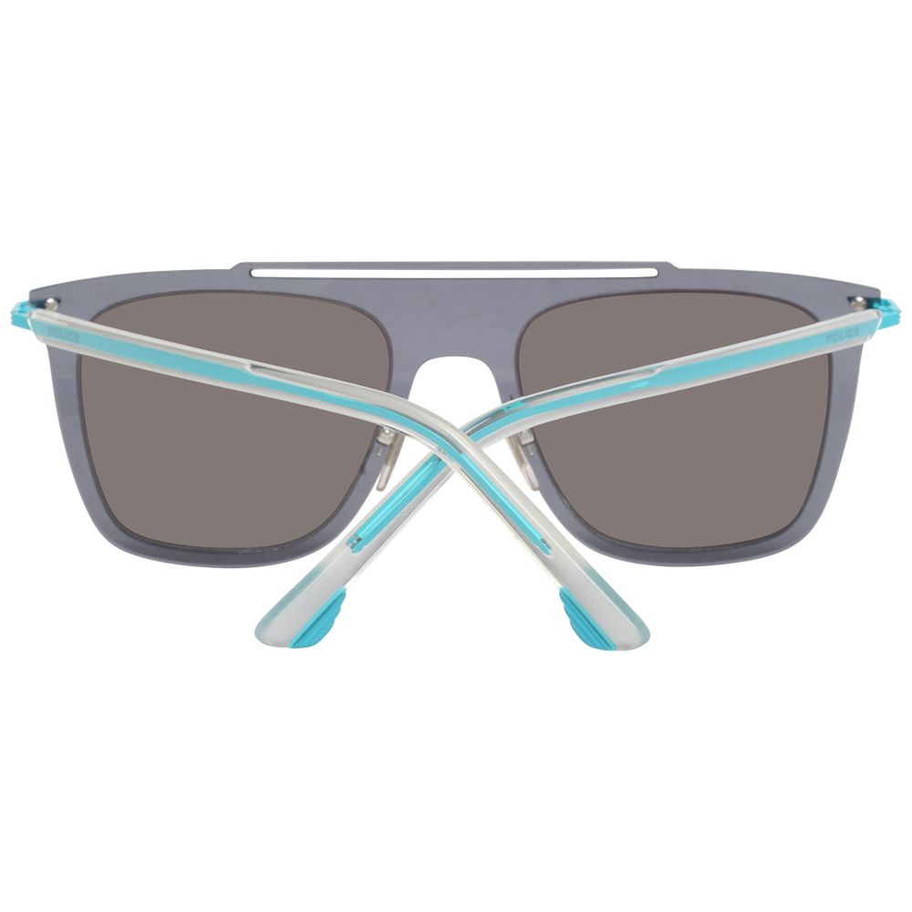 Blue Metal & Plastic Sunglasses